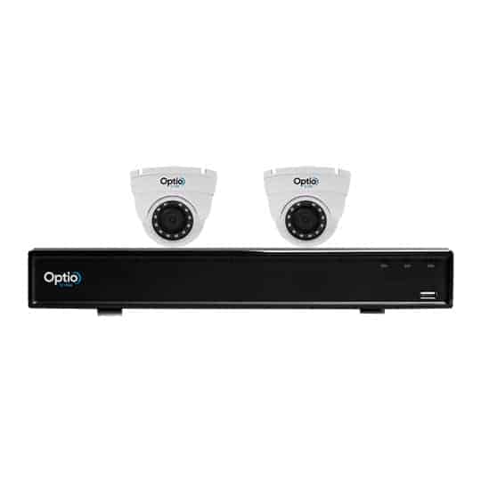 (image for) Optio 2x 4MP IP Eyeball Cameras & 4 Channel 1TB NVR CCTV Kit